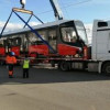 В Магнитогорск привезли первые полностью низкопольные трамваи