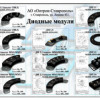 Диодные однофазные, трехфазные (полумосты, мосты) модули на лавинных кристаллах