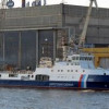 На СЗ «Алмаз» спущен на воду пограничный корабль «Сахалин» проекта 22120