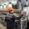 На заводе «Северная верфь» запущен новый кромкогибочный пресс