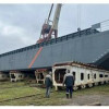 На Чкаловской судоверфи спустили на воду пятую баржу проекта RBD4608