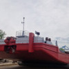 На Енисее спущена на воду баржа проекта 130